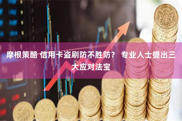 摩根策酪 信用卡盗刷防不胜防？ 专业人士提出三大应对法宝