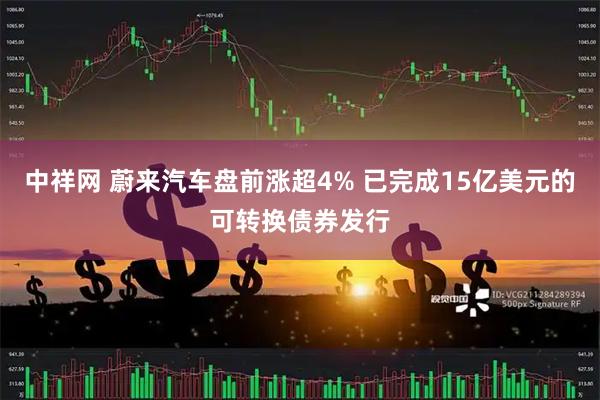 中祥网 蔚来汽车盘前涨超4% 已完成15亿美元的可转换债券发行